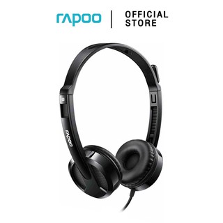 RAPOO หูฟังเกมมิ่ง (สีดำ) รุ่น HT-H100-BK-NEW