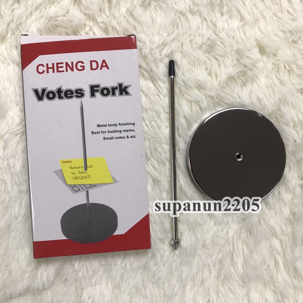 เหล็กเสียบบิล ที่เสียบบิล เหล็กเสียบบิลสีเงิน แท่นเสียบบิล เหล็กเสียบกระดาษ (BA074)(1ชิ้น)