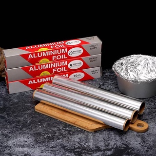 ฟอยล์อลูมิเนียมสำหรับห่ออาหาร Aluminium Foil ฟอยล์ ขนาด 30cm.x10m.