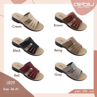 NFshoes ถูกสุด! รองเท้าแตะเพื่อสุขภาพ Deblu เดอบลู รุ่น L829 รองเท้าแตะผู้หญิง รองเท้าแบบสวม ทนทาน ใส่สบาย