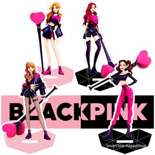 BlackPink Figure Mini Acrylic Standy Special Edition เซ็ตฟิกเกอร์โมเดลอะคริลิคสุดน่ารักจากนักร้องสาววงแบล็คพิ้งค์ 4 ตัว