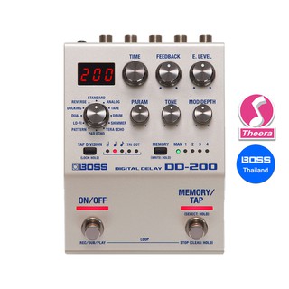 BOSS DD-200 DIGITAL DELAY เอฟเฟ็กต์กีตาร์ BOSS รับประกันจากศูนย์ตัวแทนประเทศไทย