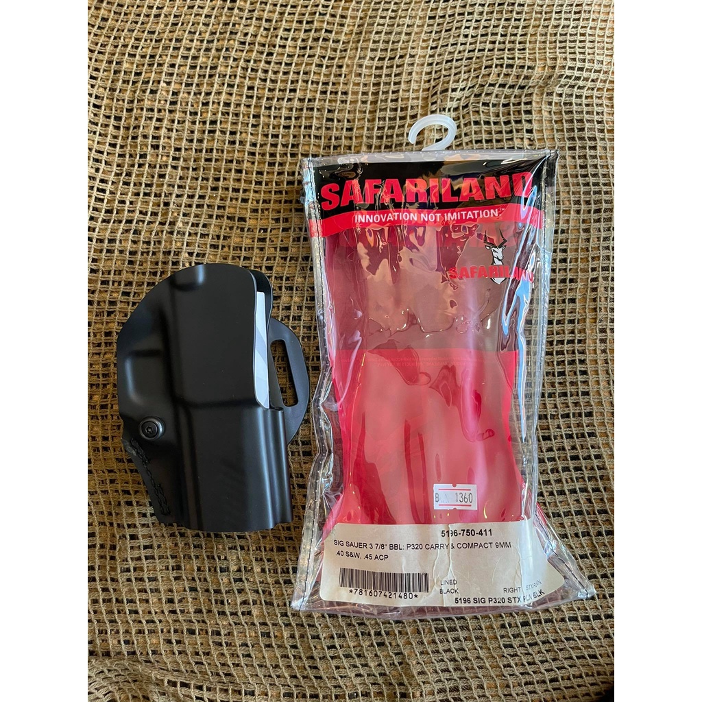 Safariland Model 5196-750-411 for SigSauer P320 ซองขวา สีดำ