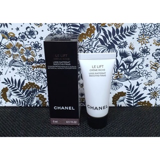 ครีมบำรุงผิวหน้า ลดริ้วรอยเนียนกระชับ แท้💯%Chanel Le Lift Creme Smooths-Firms 5ml. มีฉลากไทย