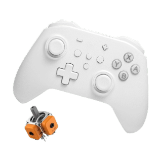 GuliKit NS09 White KingKong 2 Pro Controller สีขาว สุดยอดจอยคิงคองโปร 2 ใหม่อัพเดทจากกูลิคิท Support Wake-Up