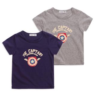 Captain America เสื้อยืดผ้าฝ้ายสําหรับเด็กรูปแบบใหม่สําหรับฤดูร้อน