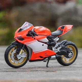 Maisto 1:18 Ducati 1199 Superleggera รถหล่อแบบคงที่โมเดลรถจักรยานยนต์ของเล่นงานอดิเรกของสะสม