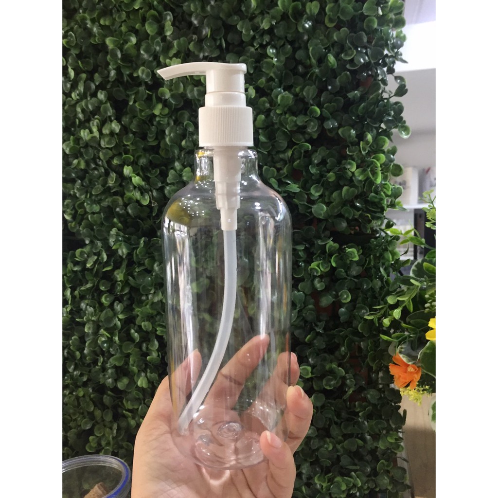 🌟ขวด PET ขนาด 500 ML ทรงสูง พร้อมหัวปั๊ม🌟