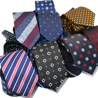 หรูหรา Mens Ties 7 ซม.คลาสสิก Vintage ลาย Polka Dot คอ Tie อ…