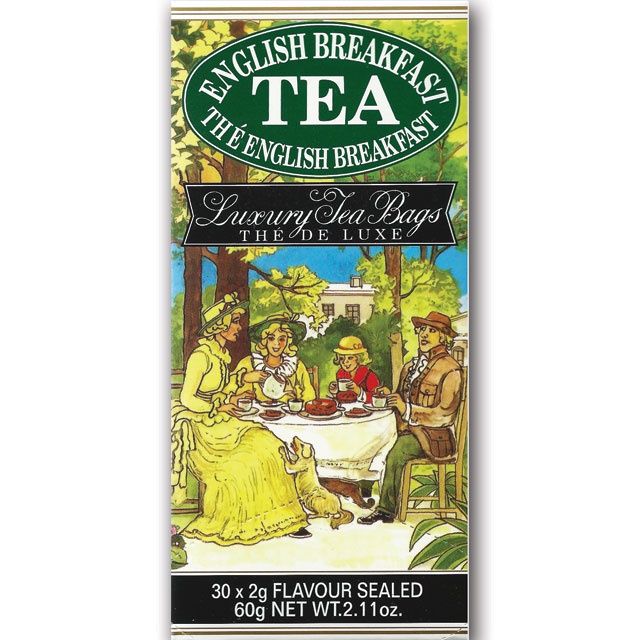 ชาอิงลิชเบรคฟัส ยี่ห้อ Mlesna (English Breakfast Tea) กล่องละ 30 ซอง