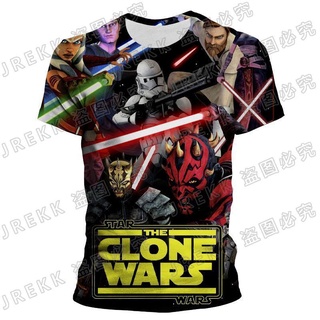 Star wars tshirt kids Summer Hot Sales Boys Girls 3D Printed T Shirt Kids Summer Short Sleeve Tops Tee Teens Fashion Costume