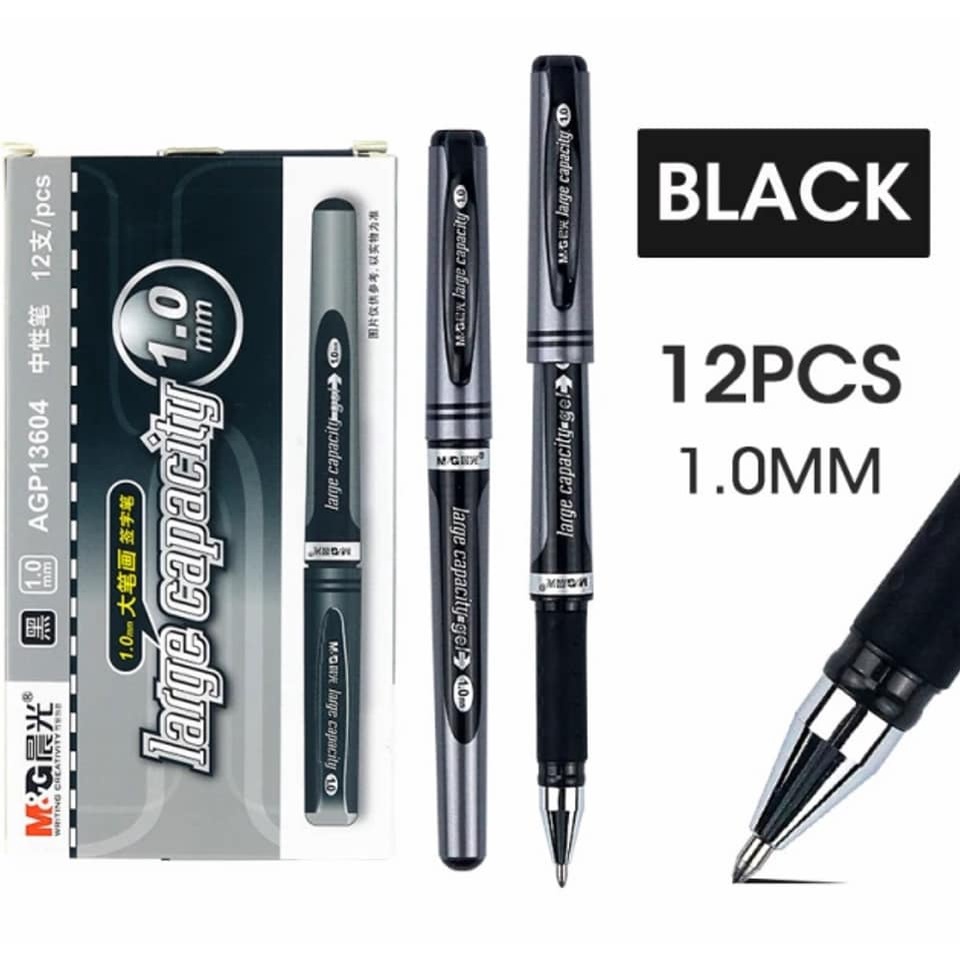 ปากกาเจล +ไส้ปากกา M&G AGP-13604 ขนาดเส้น1.0mm. แบบถอดฝา  สีน้ำเงิน,สีดำ, น้ำเงิน ราคา ถูกที่สุด ดีลบีเคเค แกลเลอรีภาพที่ 7