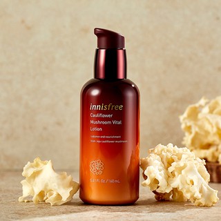 (ของแท้/พร้อมส่ง) Innisfree Cauliflower Mushroom Vital Lotion 160 ml