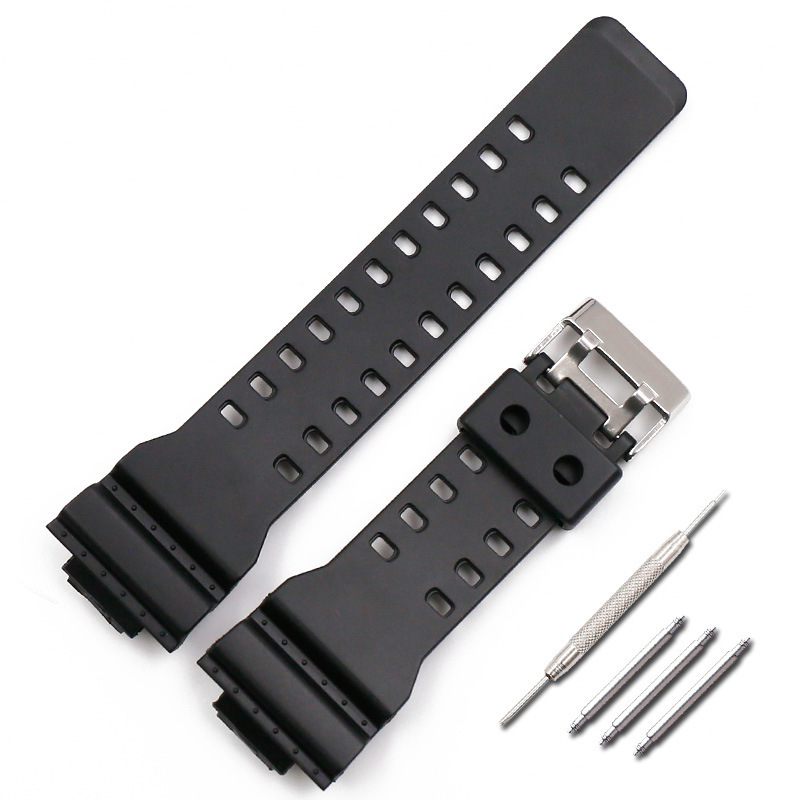 อะไหล่สายนาฬิกาข้อมือสําหรับ Casio G - Shock Ga - 100 / 110 / 120 / 150 / 200 / 300 Gd - 100 / 110 / 120 G - 8900 / Gr - 8900 W