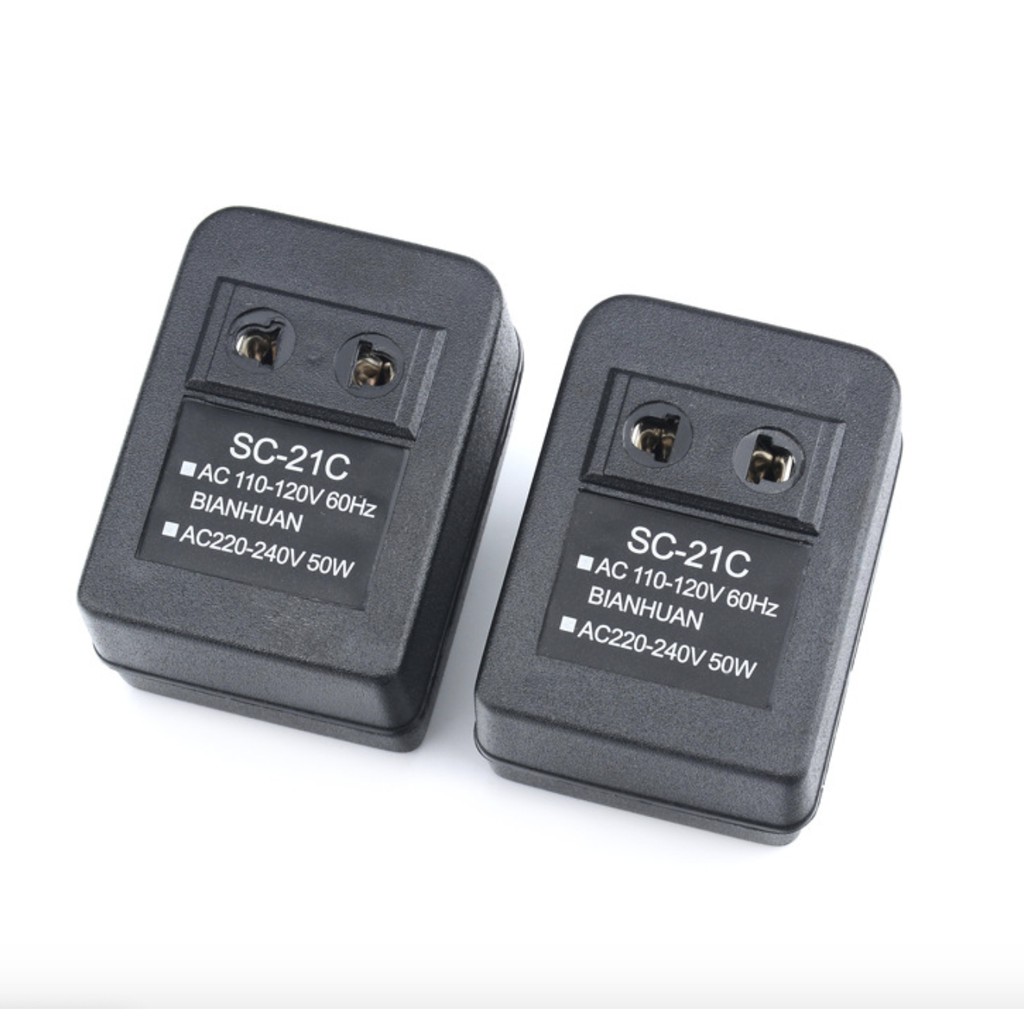 หม้อแปลง Step Down US AC 220 V to 110V 50W อแดปเตอร์ ตัวจ่ายไฟ ลดไฟ ไฟฟ้า แปลงไฟ หม้อแปลงไฟ เครื่องใช้ไฟฟ้า