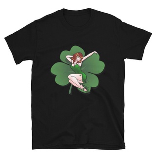 เสื้อยืด พิมพ์ลาย Nice Happy St.Patricks Day Lucky Clover 3 Diy สําหรับผู้ชาย และผู้หญิงSize S-5XL