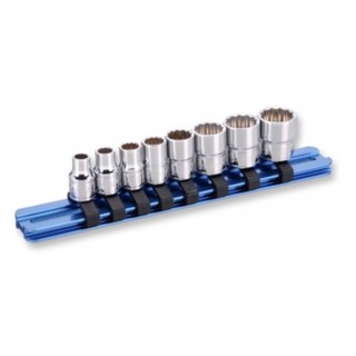 DEEN NO.DNB208W/AH 1/4Dr. Set Aluminum Holder 8pcs/Set (5.5,6,7,8,10,12,13,14) Factory Gear By Gear Garage