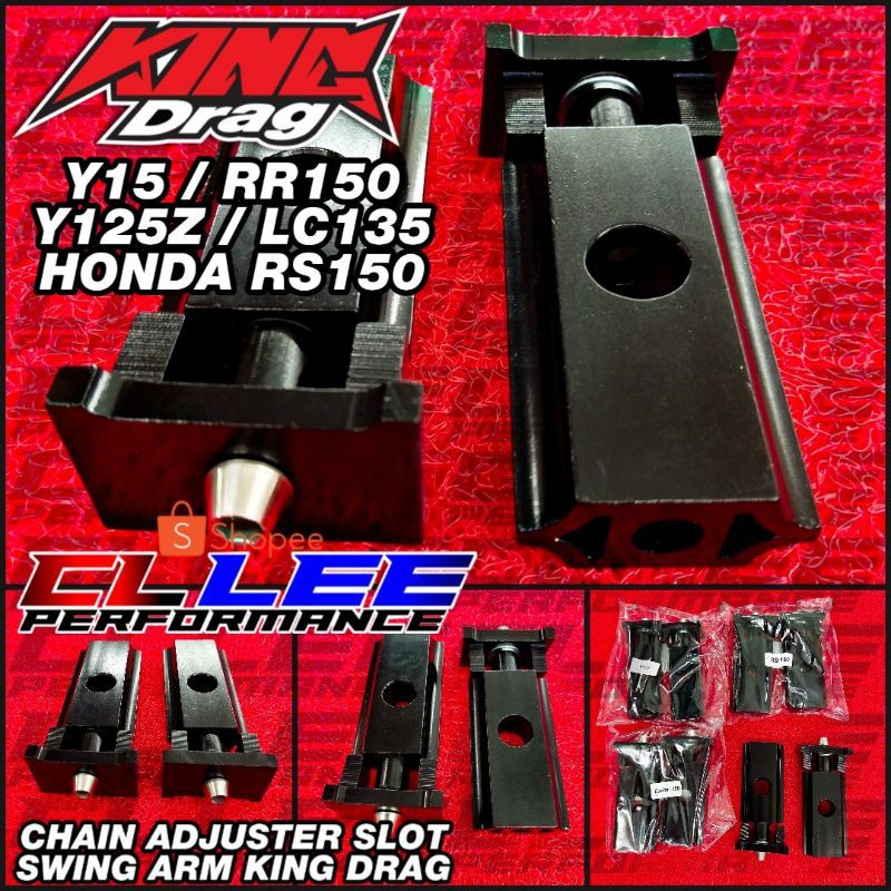 แขนหมุนโซ่ KING DRAG " ช่องลาก " สําหรับ Y15 Y125Z RS150 RR150 BY KING DRAG