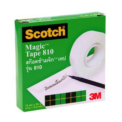 3M Scotch Magic Tape 810 เทปเอนกประสงค์เนื้อขุ่น