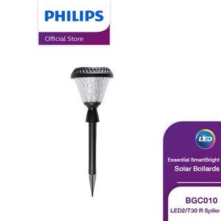 Philips Lighting SmartBright Solar Bollards BGC010 LED2/730 R Spike  โคมไฟทางเดินโซล่า BGC010 ทรงกลม แบบปักดิน