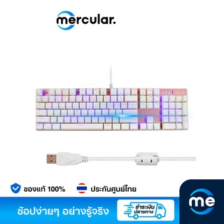 OKER คีย์บอร์ด K84 RGB Mechanical Gaming Keyboard Blue Switch