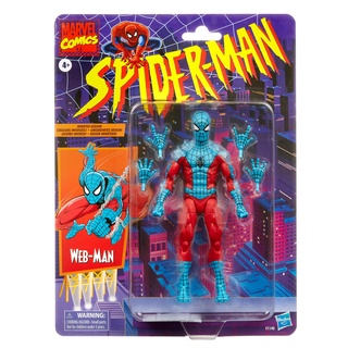 Hasbro Marvel Legends Retro Collection Spider-Man Web-Man 6-inch Figure หุ่นโมเดลฟิกเกอร์ สไปเดอร์แมน เว็บ-แมน ขนาด6นิ้ว