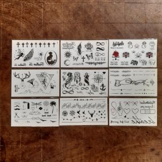 Tatoo Sticker 100 ลาย Set A