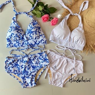 [พร้อมส่ง] ชุดว่ายน้ำ bikini swimsuit ชุดว่ายน้ำแขนยาว ชุดว่ายน้ำขายาว