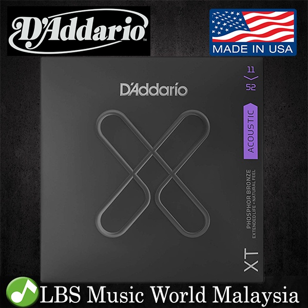 D'ADDARIO Daddario XTAPB1152 XT Phosphor Bronze สายกีต้าร์โปร่งไฟแบบกําหนดเอง Daddario D Addario (11