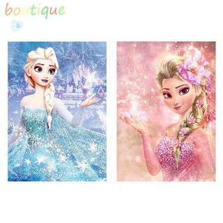 bou❀Cross Stitch❀30x42cm Canvas 11CT Needlework Kit Ice Princess DIY Stamped Cross Stitch