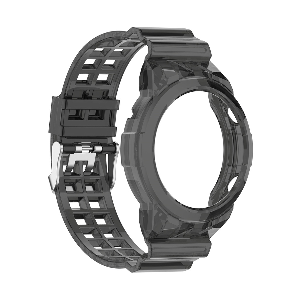 สายนาฬิกาสําหรับนาฬิกา Huawei GT 2 GT2 46 มม.และ Claspsps ชิ้นเดียวแบบบูรณาการ Include Bezel Case กรอบกีฬาสายรัดข้อมือสมาร์ทสร้อยข้อมือ Camouflage รูปแบบสายรัด - รูปที่ 5