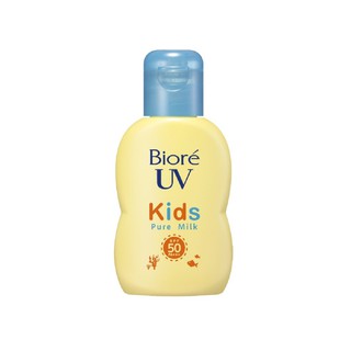 Biore UV Kids Milk Pure SPF50+ PA+++ 70ml ครีมกันแดด โลชั่นกันแดด น้ำนมสูตรอ่อนโยน สำหรับเด็ก