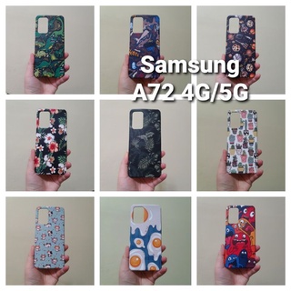 เคสแข็ง Samsung A72 4G/5G มีหลายลาย เคสไม่คลุมรอบนะคะ เปิดบน เปิดล่าง (ตอนกดสั่งซื้อ จะมีลายให้เลือกก่อนชำระเงินค่ะ)