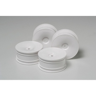 [ชุดแต่งรถบังคับ] TAMIYA 53914 OP.914 White Dish Wheel 4pcs. (26mm Width, Offset 0) ชุดแต่งทามิย่าแท้ rc