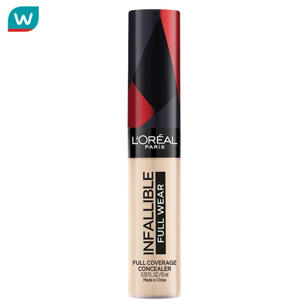 L'Oreal ลอรีอัล อินฟอลลิเบิล ฟูล แวร์ ฟูล คัฟเวอร์เรจ คอนซีลเลอร์ 10มล. 306 นู้ด เบจ