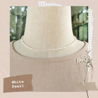 สร้อยคอไข่มุกสีขาว White Pearl