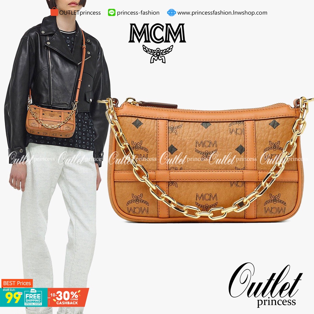 MCM MINI DELMY SHOULDER BAG ที่สุดของรุ่นที่ฮอตหนักมาก คอลเลคชั่นที่ยอดขายดีตั้งแต่วันแรกที่ลง shop