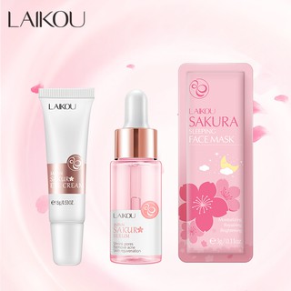 Laikou Sakura ครีมบํารุงผิวรอบดวงตา ลดริ้วรอย ให้ความชุ่มชื้น  Cherry blossoms