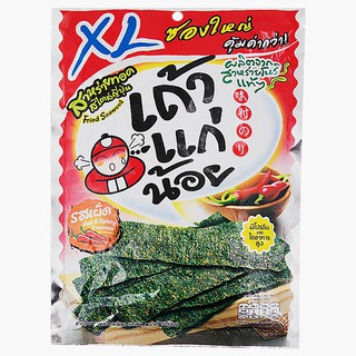 เถ้าแก่น้อยสาหร่ายญี่ปุ่นรสเผ็ด 45กรัม Tao Kae Noi Spicy Flavored Japanese Seaweed 45g.