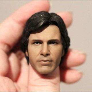 1/6 scale han solo harrison อุปกรณ์เสริมสําหรับ ford head sculpt ของเล่นบอดี้ 12