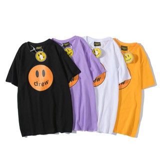 d-w house เสื้อยืดแขนสั้นผ้าฝ้าย justin bieber same unisex