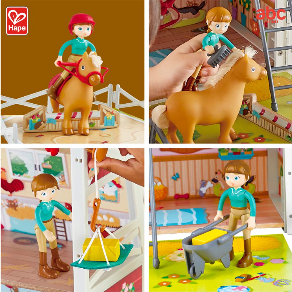 Hape - Pony Club Ranch        คลับตุ๊กตาฟาร์มโพนี่        3Y+ รูปที่ 6