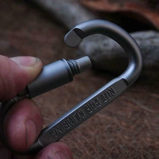 คาราบิเนอร์ Carabiner Aluminum spring carabiner ห้อยเปล แบบตะขอเกี่ยวสำหรับแขวนของ หรือยึดดึง อุปกรณ์สำหรับตั้งแคมป์