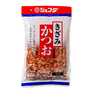 เจฟด้า ปลาแห้งโบนิโตะชิ้นเล็ก ปลาโอสไลด์อบแห้ง ขนาด 100 กรัม JFDA Bonito Flakes(Katsuobushi for Eating)