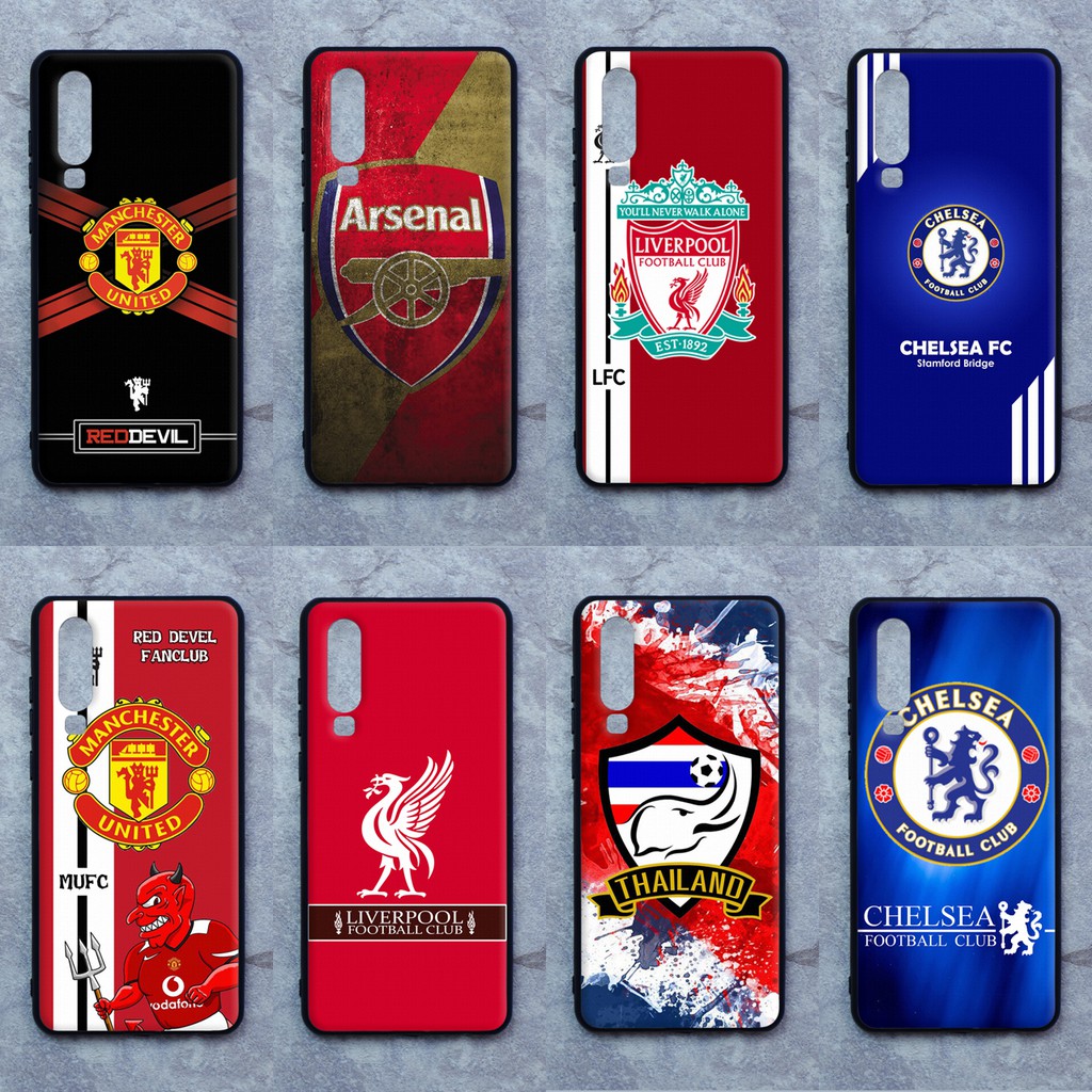 เคส Huawei P30 ลายทีมฟุตบอล ขอบนิ่มหลังแข็ง เคสมือถือ เคสโทรศัพท์ Case
