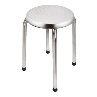 ซีกัล เก้าอี้กลมสเตนเลสสตีล 30 ซม. Seagull round stainless steel chair 30 cm.