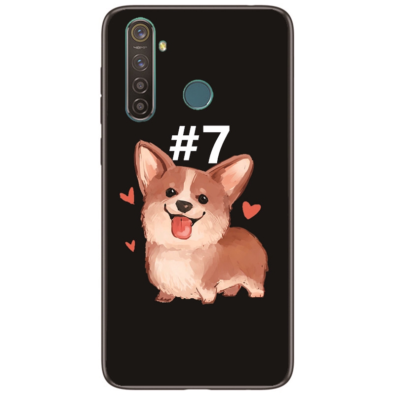 เคสโทรศัพท์พิมพ์ลายการ์ตูนสุนัขน่ารักสําหรับ oppo realme 5 pro/xt/x2/k5/x lite/realme q lite tpu #8