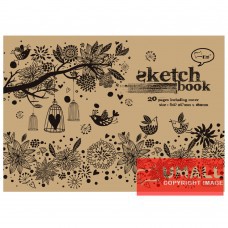UNI SKETCH BOOK B5 20S (S-3335) 2 สําหรับ