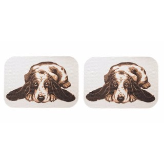 พรมกันลื่น ห้องน้ำ รูปสุนัข Anit Bath Mat 2 ชิ้น