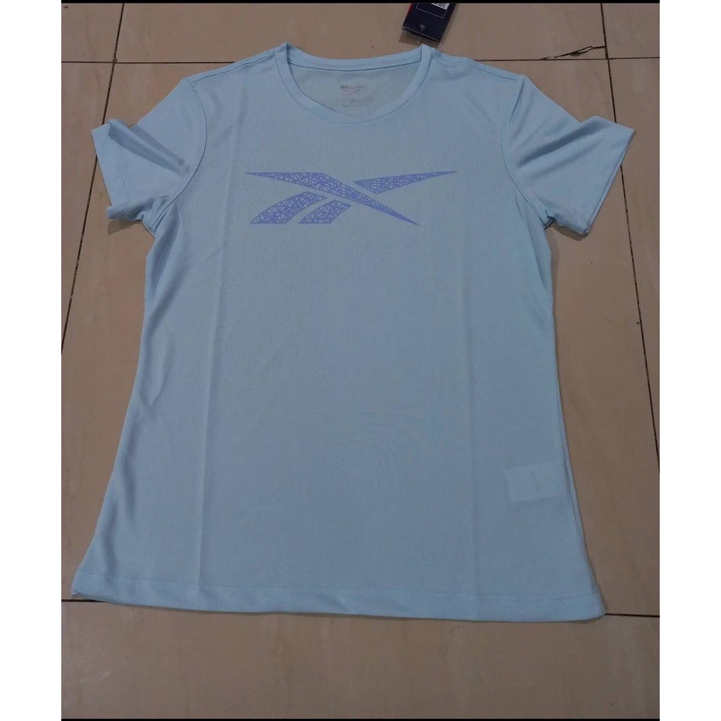 [ORI] เสื้อยืดผู้หญิง Reebok POLYESTER WOMENS BLUE